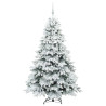 Árbol de Navidad artificial con 300 LED Verde 180 cm PE y PVC 4