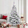 Árbol de Navidad artificial con 300 LED Verde 180 cm PE y PVC 1