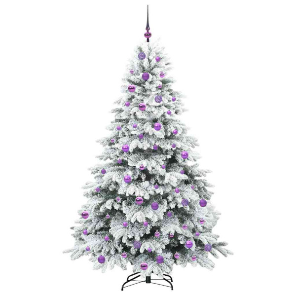Árbol de Navidad artificial con 300 LED Verde 180 cm PE y PVC M 4