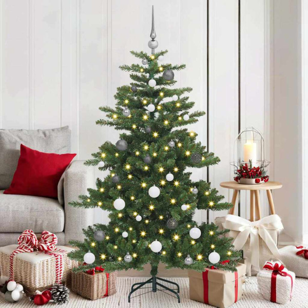 Árbol de Navidad artificial con ramas articuladas Verde 150 cm D