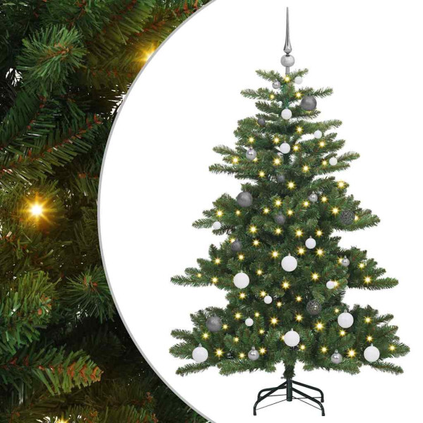 Árbol de Navidad artificial con ramas articuladas Verde 150 cm M 2
