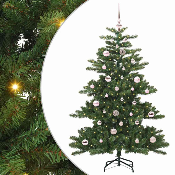 Árbol de Navidad artificial con ramas articuladas Verde 150 cm D