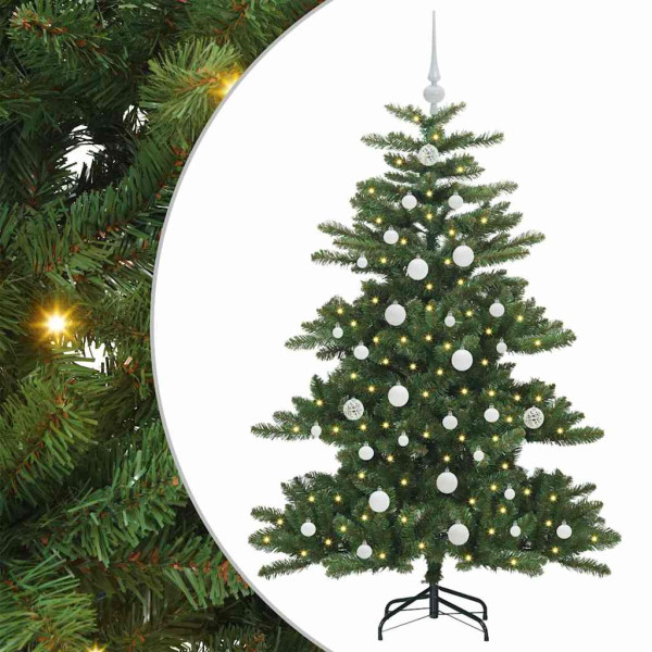 Árbol de Navidad artificial con ramas articuladas 150cm PVC M 2