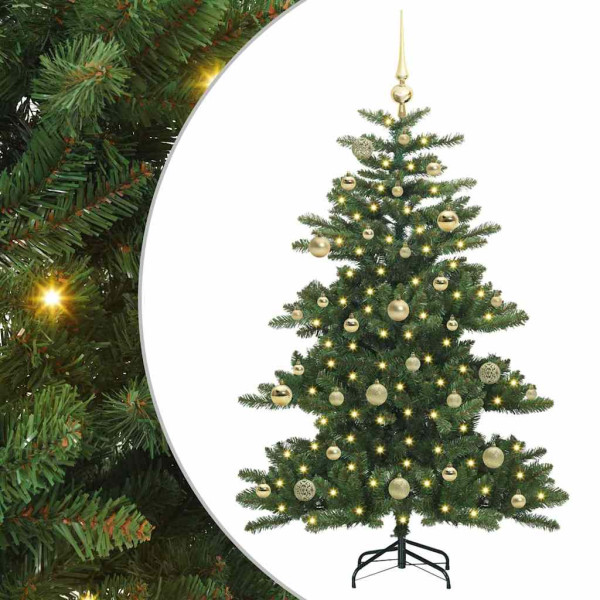 Árbol de Navidad artificial con ramas articuladas 150cm PVC M 2