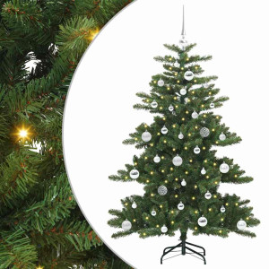 Árbol de Navidad artificial con ramas articuladas 150cm PVC H