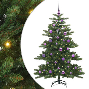 Árbol de Navidad artificial con ramas articuladas 150cm PVC H