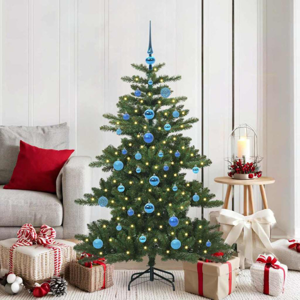 Árbol de Navidad artificial con ramas articuladas 150cm PVC D
