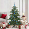 Árbol de Navidad artificial con ramas articuladas 150cm PVC 1