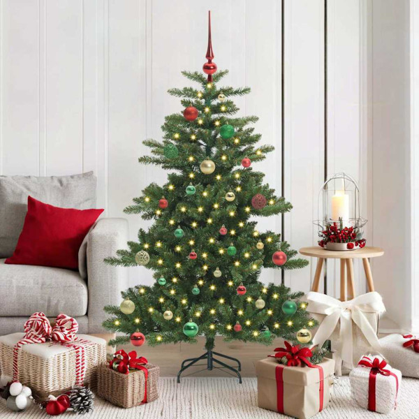 Árbol de Navidad artificial con ramas articuladas 150cm PVC D