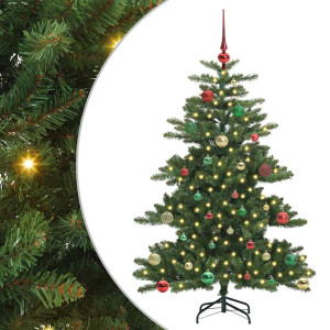 Árbol de Navidad artificial con ramas articuladas 150cm PVC H