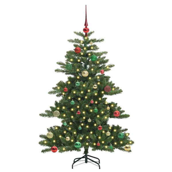 Árbol de Navidad artificial con ramas articuladas 150cm PVC M 3