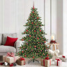 Árbol de Navidad artificial con ramas articuladas 180cm PVC 1