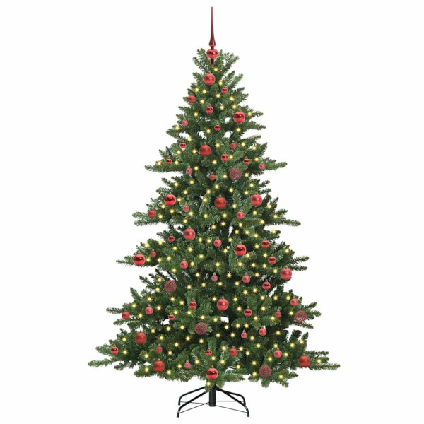 Árbol de Navidad artificial con ramas articuladas 180cm PVC M 3