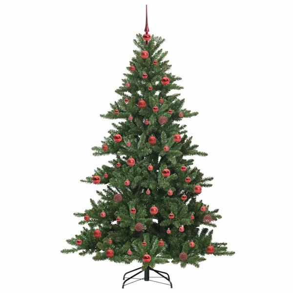 Árbol de Navidad artificial con ramas articuladas 180cm PVC M 4