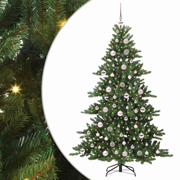 Árbol de Navidad artificial con ramas articuladas 180cm PVC M 2