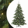 Árbol de Navidad artificial con ramas articuladas 180cm PVC 2