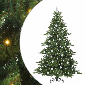 Árbol de Navidad artificial con ramas articuladas 180cm PVC H