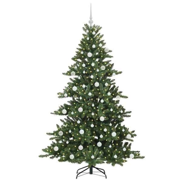 Árbol de Navidad artificial con ramas articuladas 180cm PVC M 3