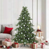 Árbol de Navidad artificial con ramas articuladas 180cm PVC 1