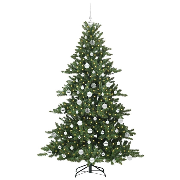 Árbol de Navidad artificial con ramas articuladas 180cm PVC M 3
