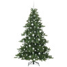 Árbol de Navidad artificial con ramas articuladas 180cm PVC 4
