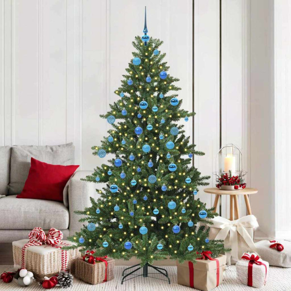 Árbol de Navidad artificial con ramas articuladas 180cm PVC D