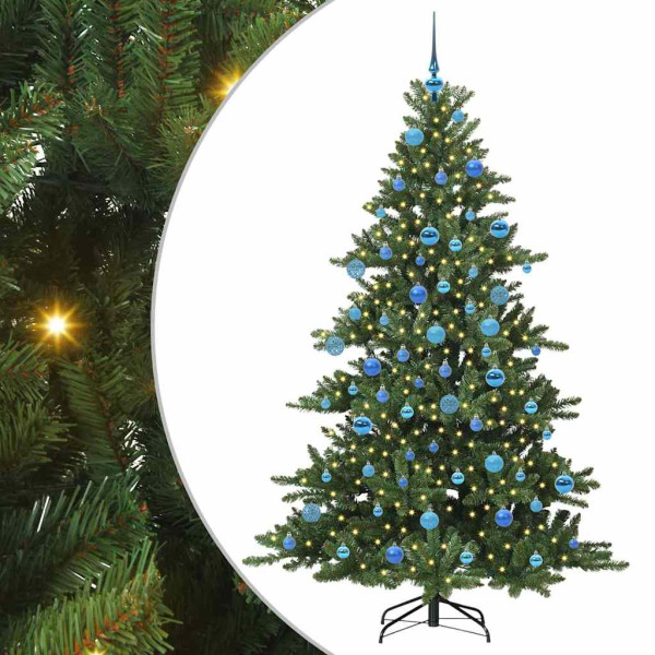 Árbol de Navidad artificial con ramas articuladas 180cm PVC M 2