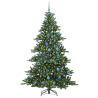Árbol de Navidad artificial con ramas articuladas 180cm PVC 3