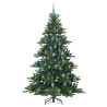 Árbol de Navidad artificial con ramas articuladas 180cm PVC 4