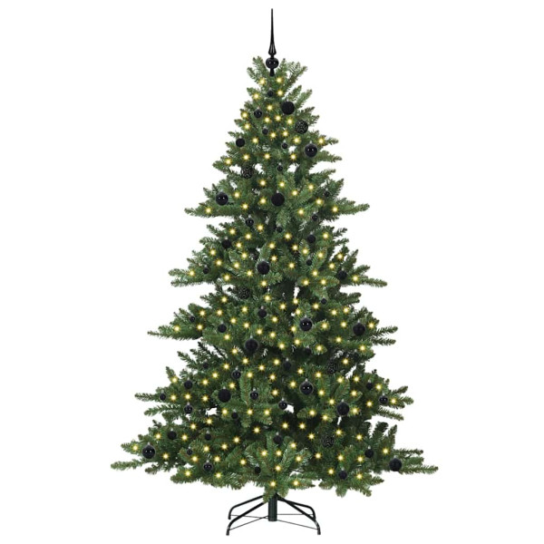 Árbol de Navidad artificial con ramas articuladas Verde 210 cm M 2