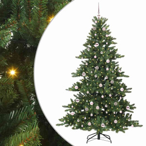 Árbol de Navidad artificial con ramas articuladas 210cm PVC H