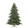 Árbol de Navidad artificial con ramas articuladas 210cm PVC 3