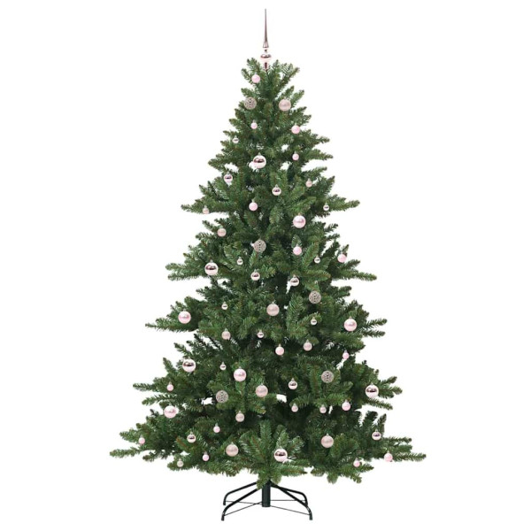 Árbol de Navidad artificial con ramas articuladas 210cm PVC M 4