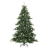Árbol de Navidad artificial con ramas articuladas 210cm PVC 4