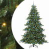 Árbol de Navidad artificial con ramas articuladas 210cm PVC 2