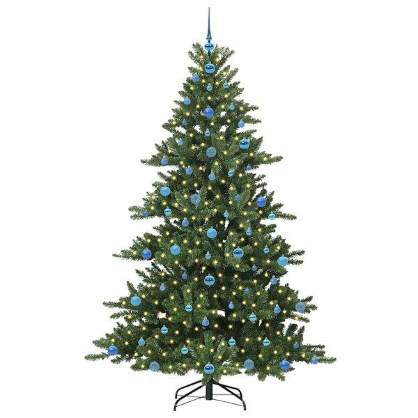 Árbol de Navidad artificial con ramas articuladas 210cm PVC M 3