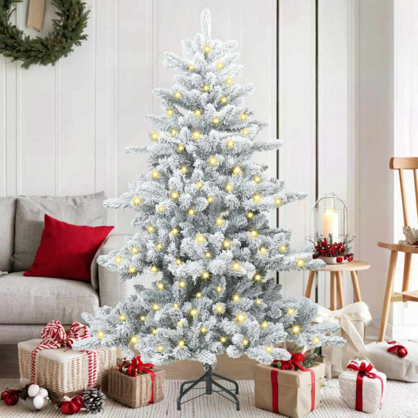 Árbol de Navidad artificial con ramas articuladas 150 cm PVC D