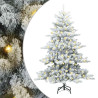 Árbol de Navidad artificial con ramas articuladas 150 cm PVC 2