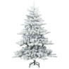 Árbol de Navidad artificial con ramas articuladas 150 cm PVC 4