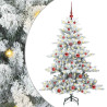 Árbol de Navidad artificial con ramas articuladas 150cm PVC 2
