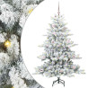 Árbol de Navidad artificial con ramas articuladas 150cm PVC 1