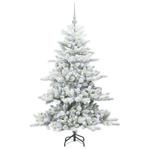 Árbol de Navidad artificial con ramas articuladas 150cm PVC M 3