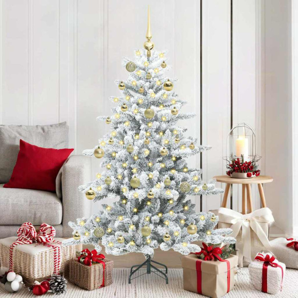 Árbol de Navidad artificial con ramas articuladas 150cm PVC D