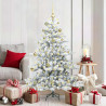 Árbol de Navidad artificial con ramas articuladas 150cm PVC 1