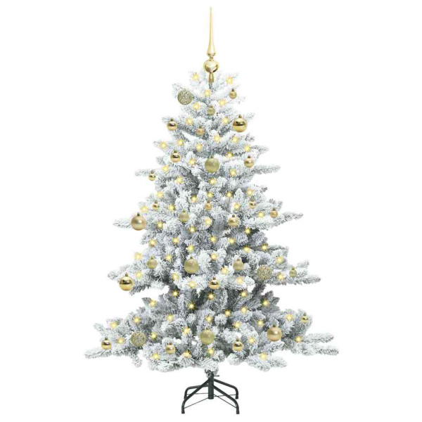 Árbol de Navidad artificial con ramas articuladas 150cm PVC M 3