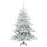 Árbol de Navidad artificial con ramas articuladas 150cm PVC 3