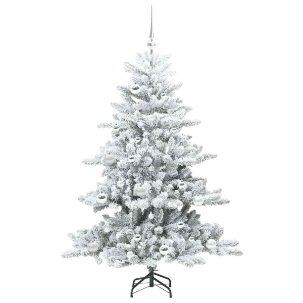 Árbol de Navidad artificial con ramas articuladas 150cm PVC M 4