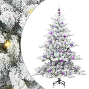 Árbol de Navidad artificial con ramas articuladas 150 cm PVC H