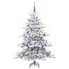 Árbol de Navidad artificial con ramas articuladas 150 cm PVC 4