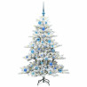 Árbol de Navidad artificial con ramas articuladas 150cm PVC 3